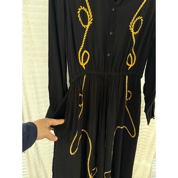 JUST FEMALE Wylie black dress - Picture 8 of 10